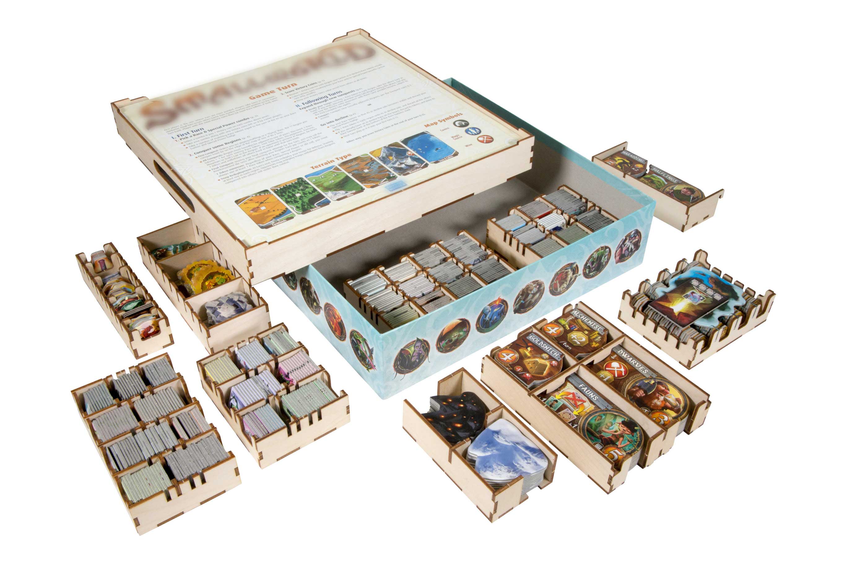  The Broken Token Box Organizer for Living Card Games Compact  Box : Toys & Games