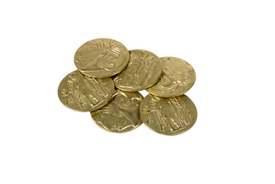 Ancient Greek Themed Gaming Coins - Jumbo 35mm (6-Pack)