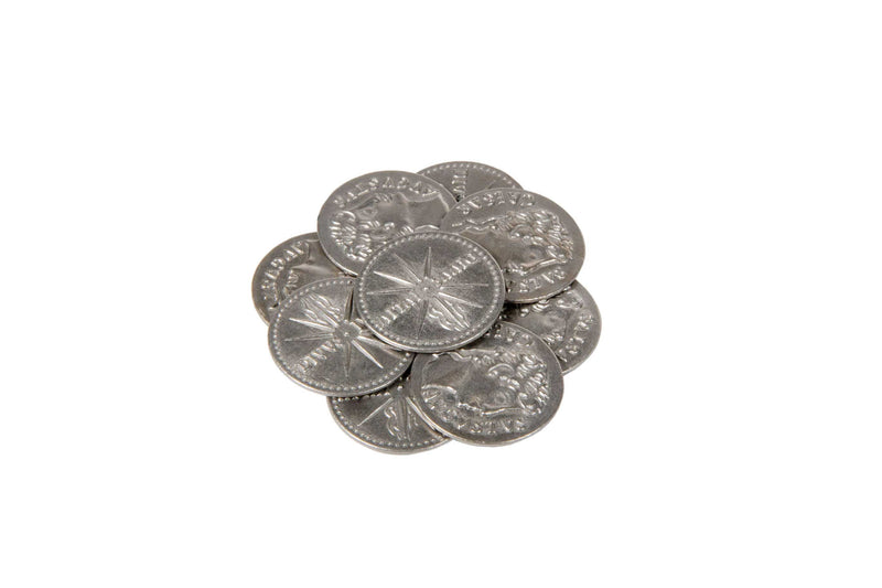 Roman Themed Gaming Coins - Large 30mm (9-Pack)