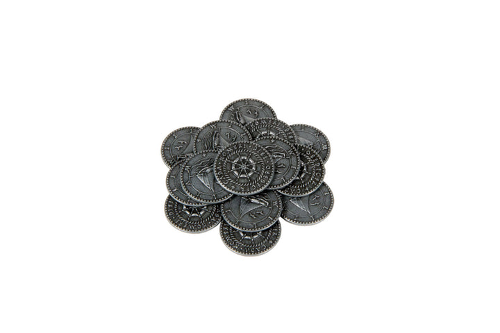 Pirate Ships Themed Gaming Coins - Small 20mm (15-Pack)