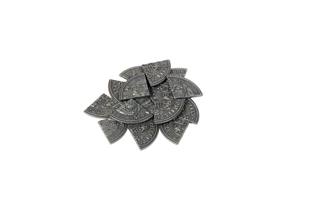 Pieces of Eight Themed Gaming Coins - Small 20mm (15-Pack)
