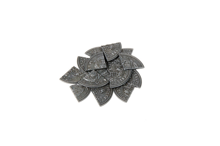 Pieces of Eight Themed Gaming Coins - Small 20mm (15-Pack)