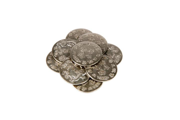Chinese Themed Gaming Coins - Large 30mm (9-Pack)