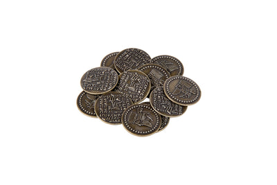 Persian & Asia Minor Themed Gaming Coins - Medium 25mm (12-Pack)