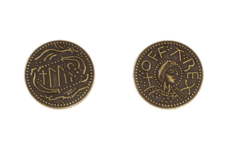 Anglo-Saxon Themed Gaming Coins - Medium 25mm (12-Pack)