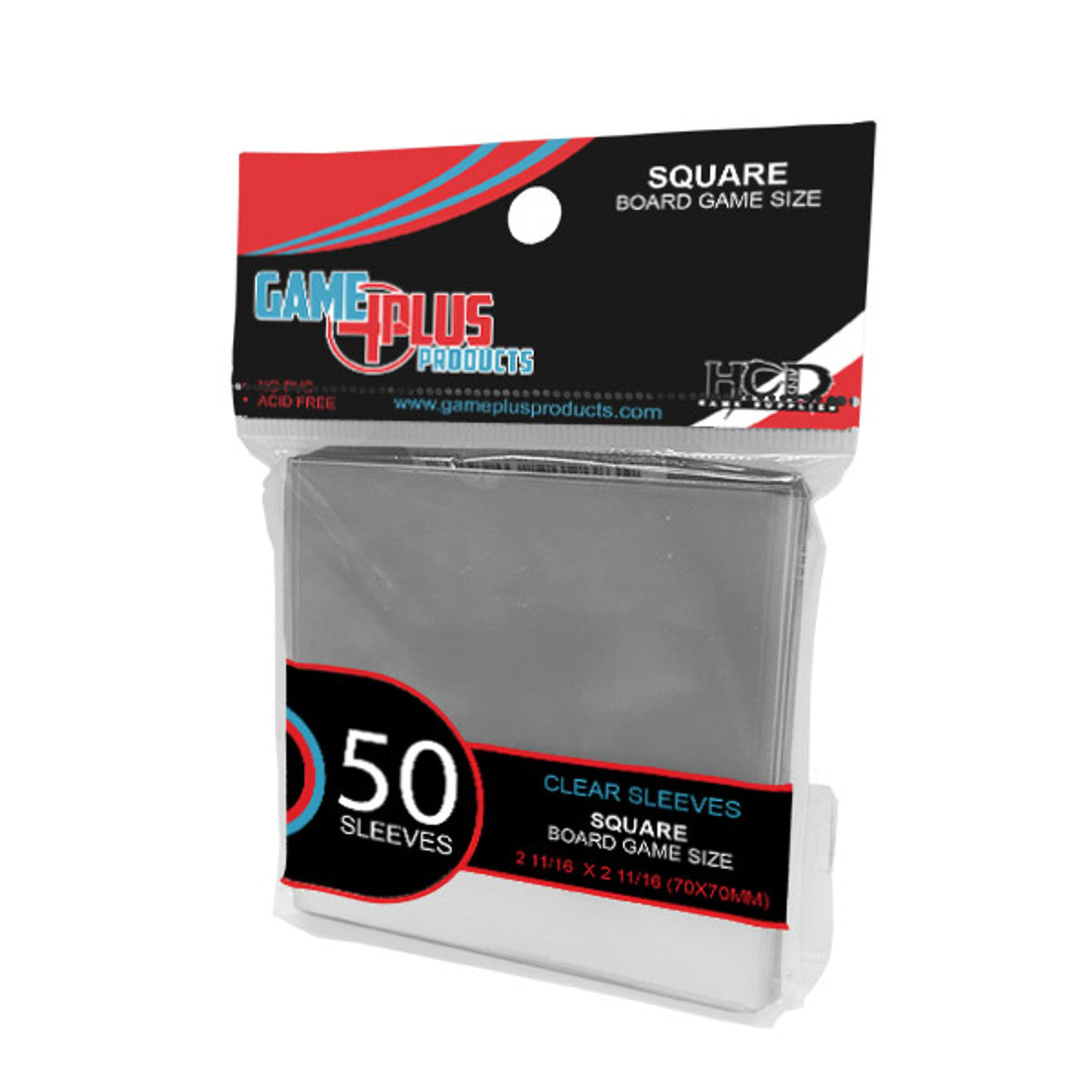 Square Board Game Sleeves (70x70mm) 50 Count Square Board Game Sleeves (70x70mm) 50 Count