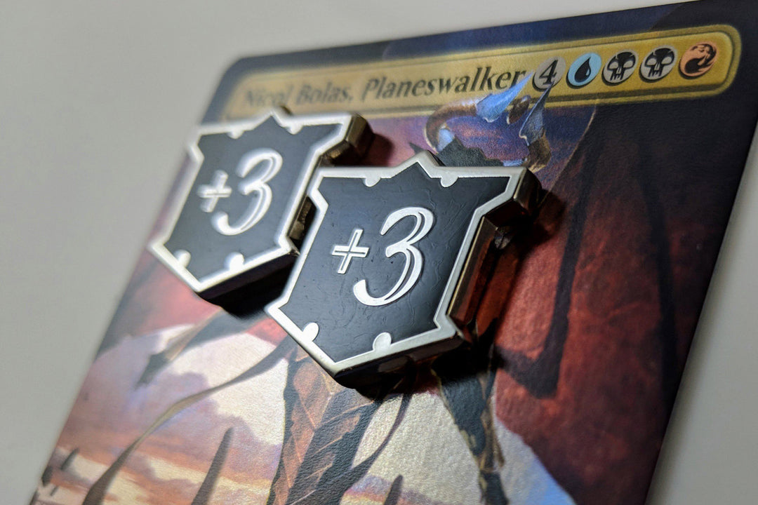 Loyal Shield Counters Metal Loyalty and Armor Token Set - Silver (5)