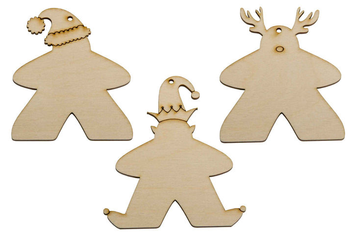 Holiday Ornaments - Meeple (3)