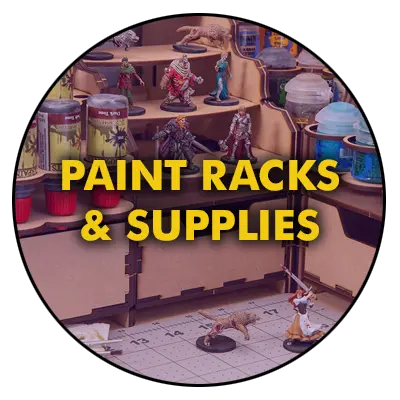 paint racks and miniature painting accessories