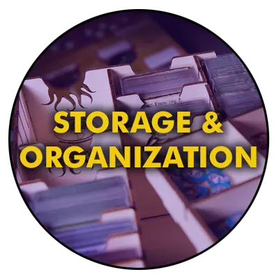 board game storage and organization