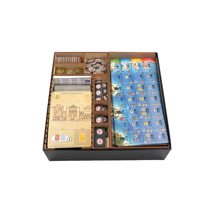 7 Wonders and Expansions (New Edition) Compatible Game Organizer