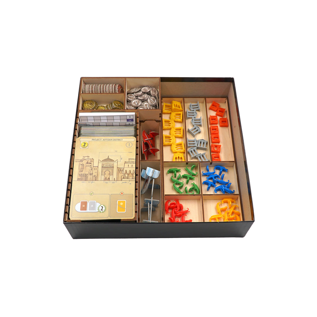 7 Wonders and Expansions (New Edition) Compatible Game Organizer