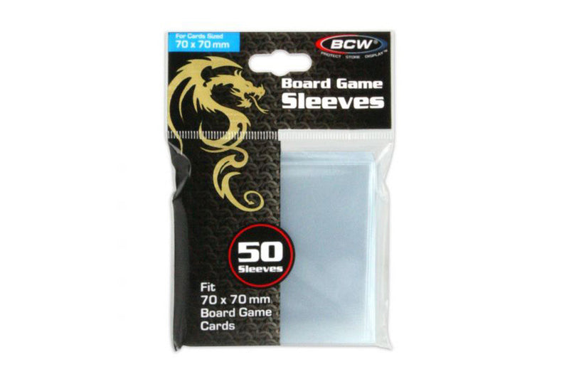 Board Game Sleeves - Square No.1 (70x70mm)