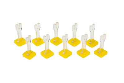 Flying Stands (10) w/ Yellow Bases