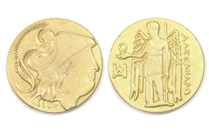Ancient Greek Themed Gaming Coins - Jumbo 35mm (6-Pack)