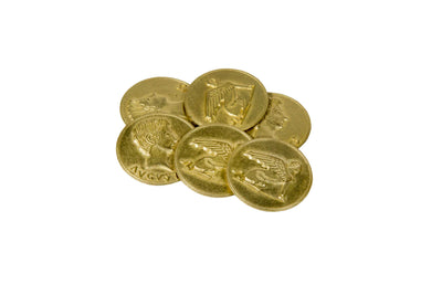 Egyptian Themed Gaming Coins - Jumbo 35mm (6-Pack)