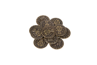 Middle Ages Themed Gaming Coins - Medium 25mm (12-Pack)