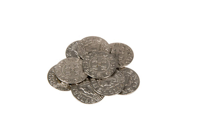 Middle Ages Themed Gaming Coins - Large 30mm (9-Pack)