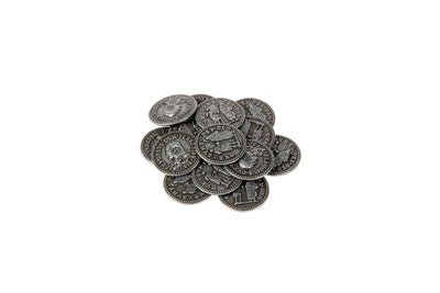 Renaissance Themed Gaming Coins - Small 20mm (15-Pack)