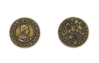 Renaissance Themed Gaming Coins - Medium 25mm (12-Pack)