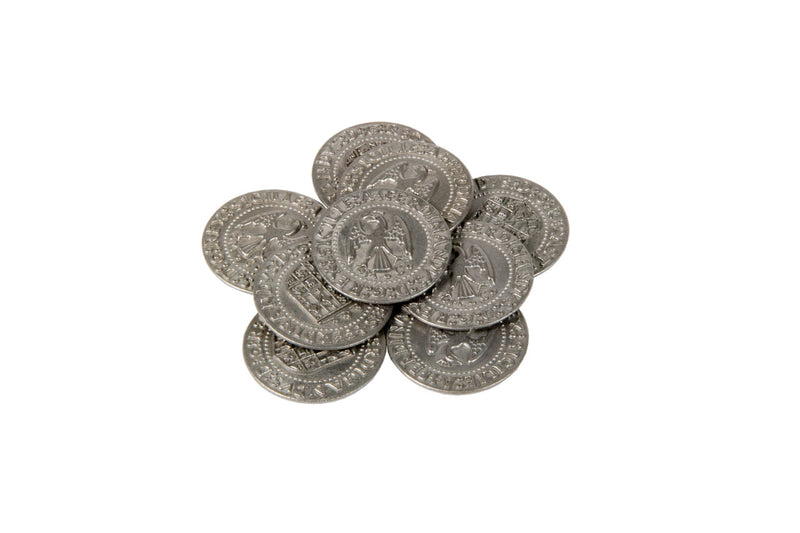 Renaissance Themed Gaming Coins - Large 30mm (9-Pack)