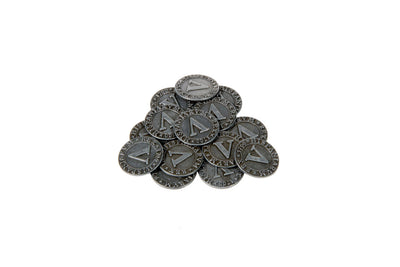 Pirate Doubloons Themed Gaming Coins - Small 20mm (15-Pack)