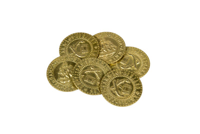 Pirate Ships Themed Gaming Coins - Jumbo 35mm (6-Pack)