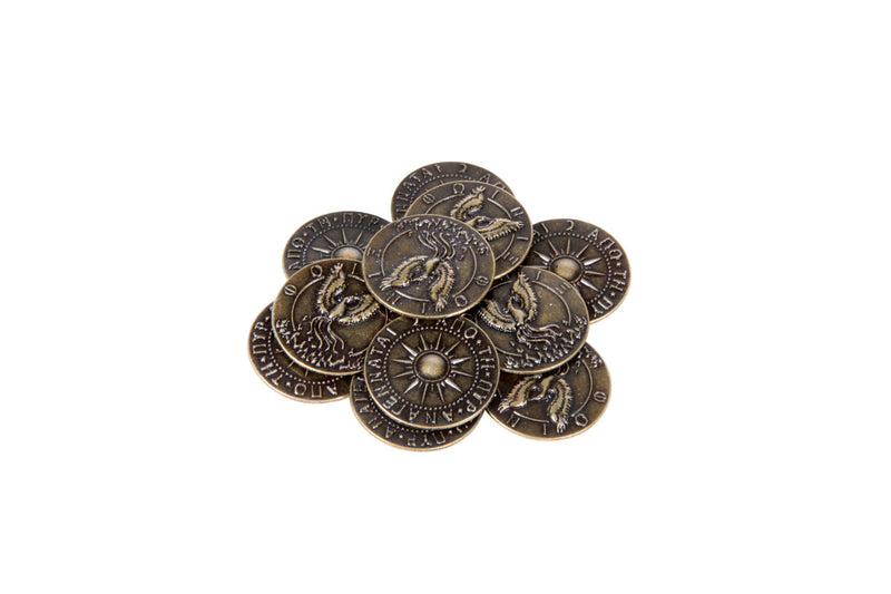 Mythological Creatures Themed Gaming Coins - Medium 25mm (12-Pack)