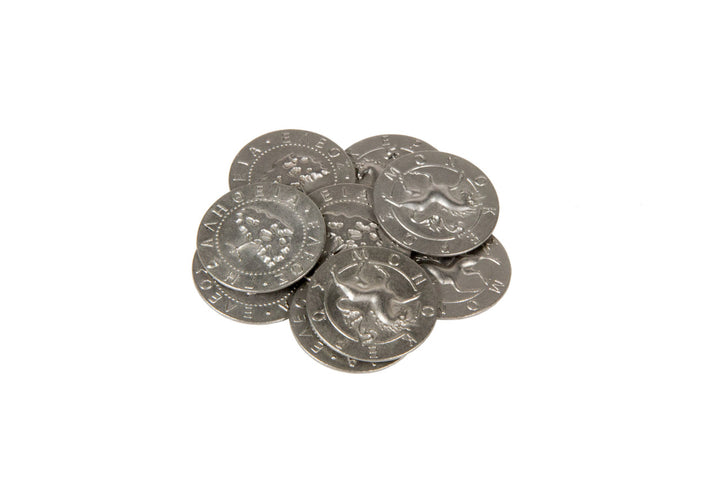 Mythological Creatures Themed Gaming Coins - Large 30mm (9-Pack)