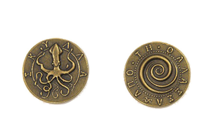 Mythological Monsters Themed Gaming Coins - Medium 25mm (12-Pack)