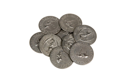 Mythological Monsters Themed Gaming Coins - Large 30mm (9-Pack)