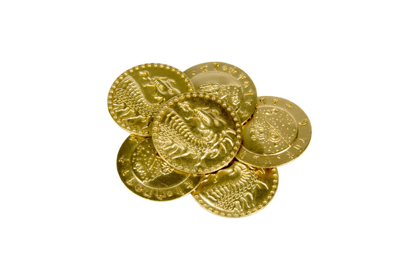 Dragons Themed Gaming Coins - Jumbo 35mm (6-Pack)