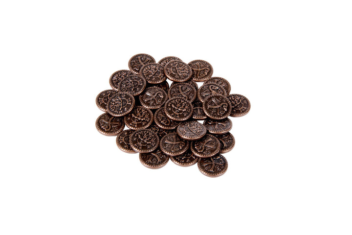 Chinese Themed Gaming Coins - Tiny 15mm (18-Pack)