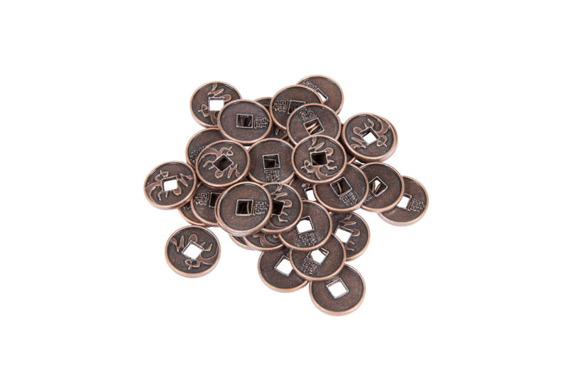Japanese Themed Gaming Coins - Tiny 15mm (18-Pack)