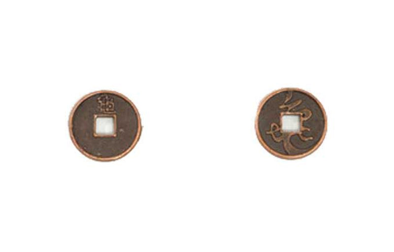 Japanese Themed Gaming Coins - Tiny 15mm (18-Pack)