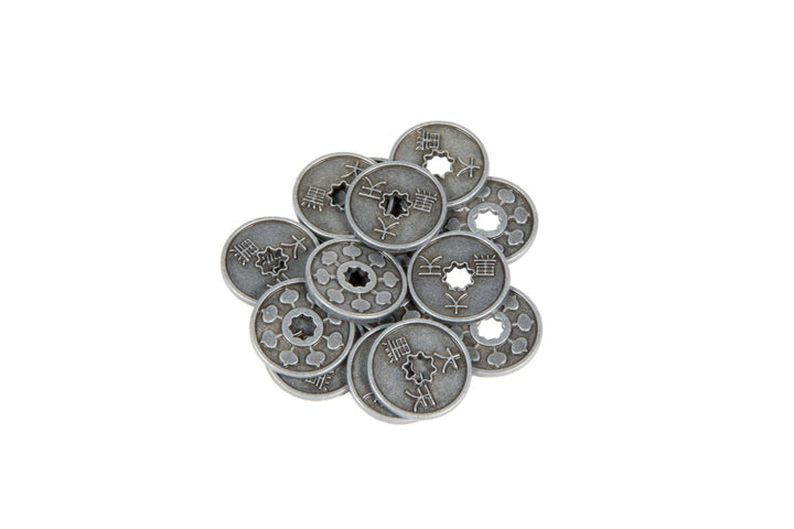 Japanese Themed Gaming Coins - Small 20mm (15-Pack)