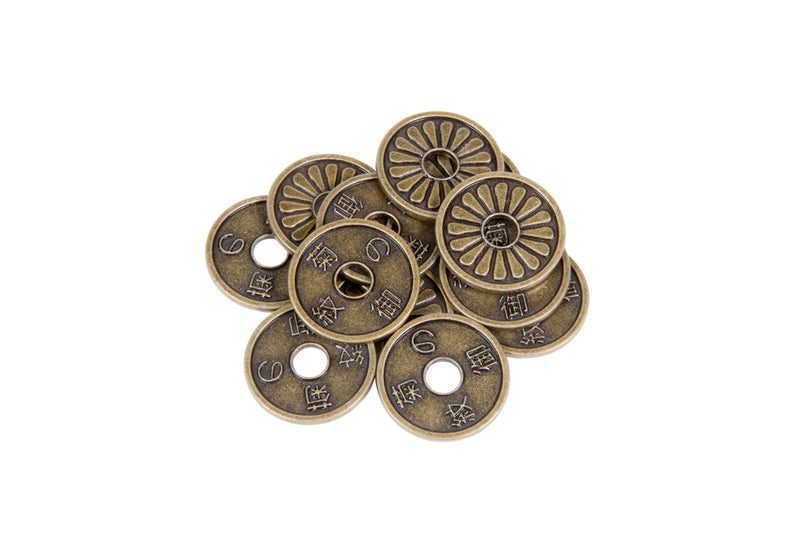 Japanese Themed Gaming Coins - Medium 25mm (12-Pack)