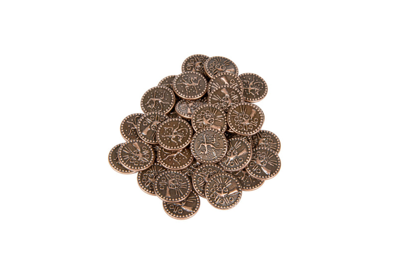 Anglo-Saxon Themed Gaming Coins - Tiny 15mm (18-Pack)