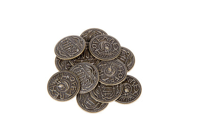 Anglo-Saxon Themed Gaming Coins - Medium 25mm (12-Pack)