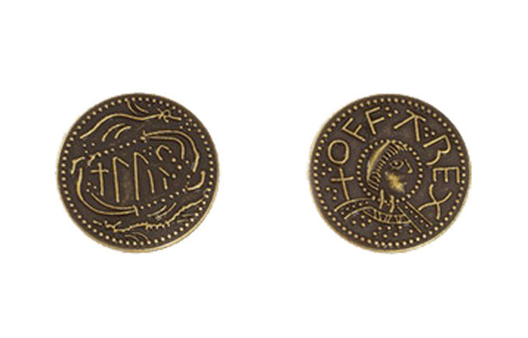 Anglo-Saxon Themed Gaming Coins - Medium 25mm (12-Pack)