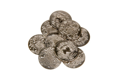 Anglo-Saxon Themed Gaming Coins - Large 30mm (9-Pack)