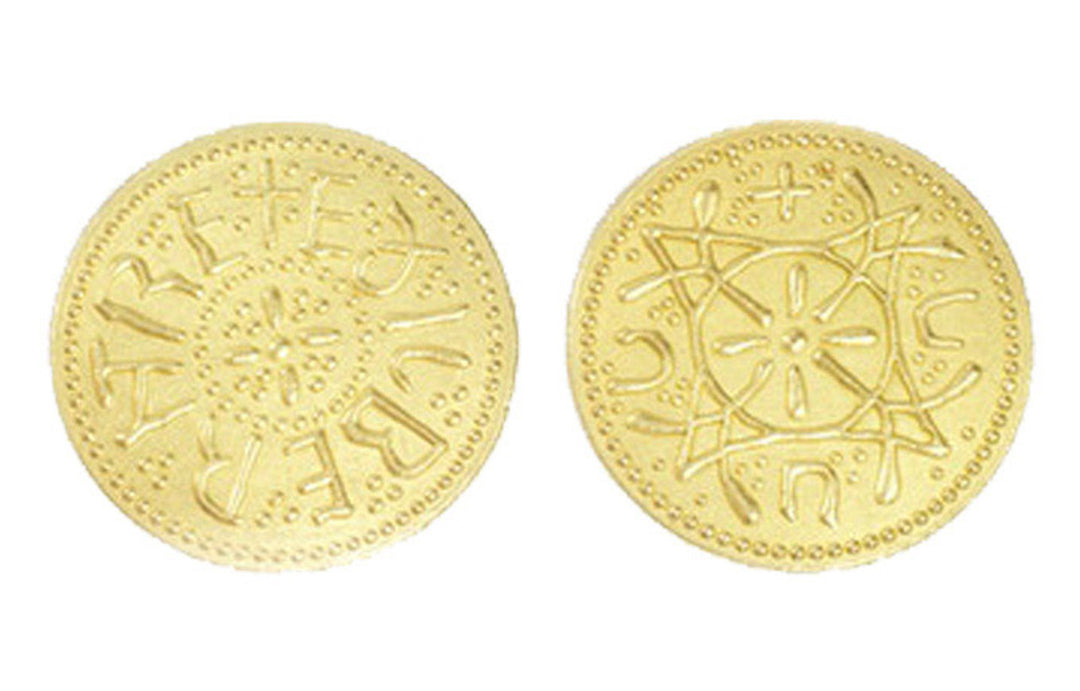 Anglo-Saxon Themed Gaming Coins - Jumbo 35mm (6-Pack)