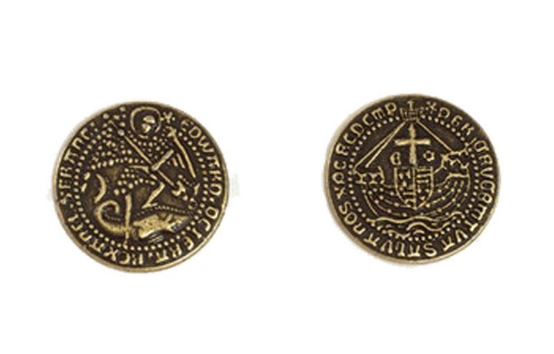 Early English Kings Themed Gaming Coins - Medium 25mm (12-Pack)