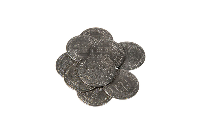 Early English Kings Themed Gaming Coins - Large 30mm (9-Pack)