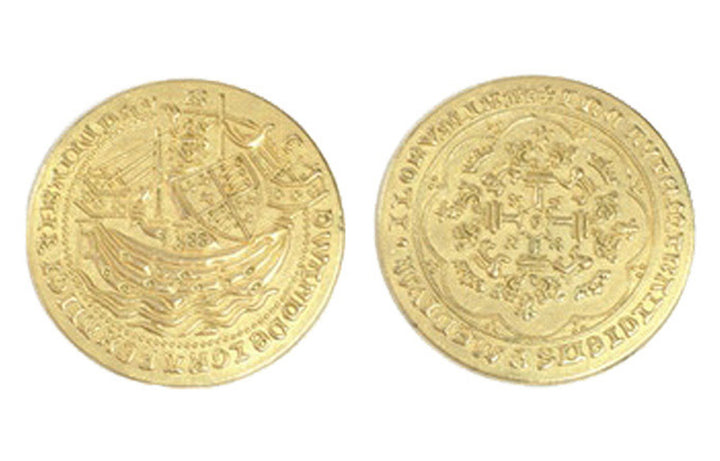 Early English Kings Themed Gaming Coins - Jumbo 35mm (6-Pack)