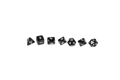 Black Opaque Polyhedral Set