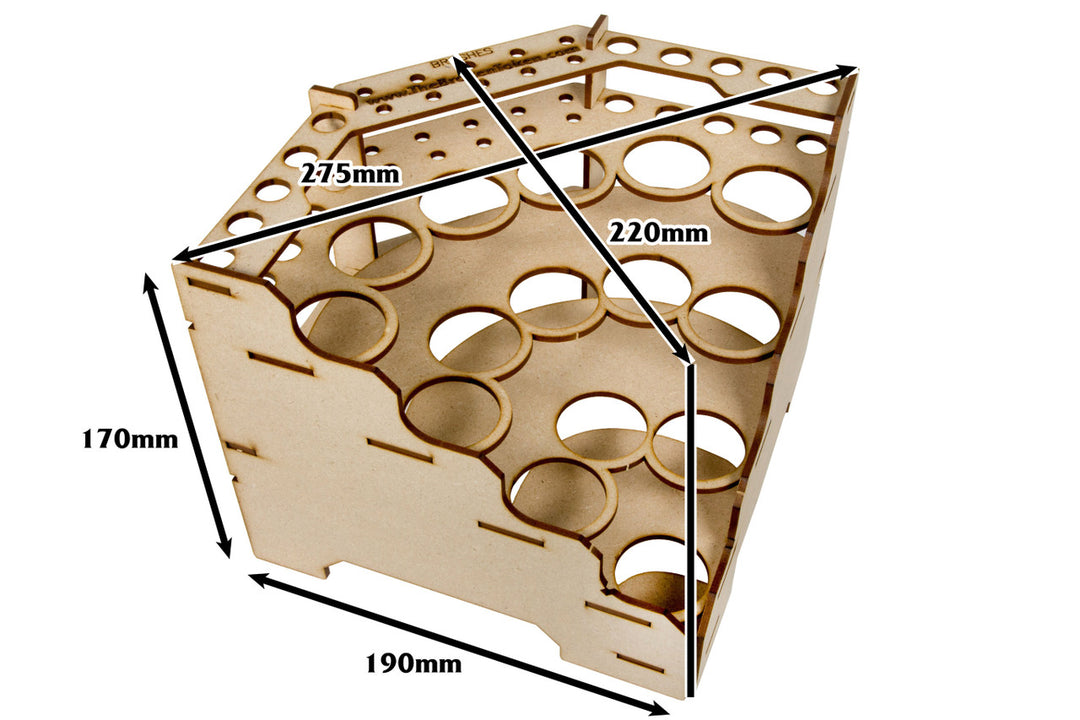 Modular Paint Rack - 35mm 90 Degree Angle