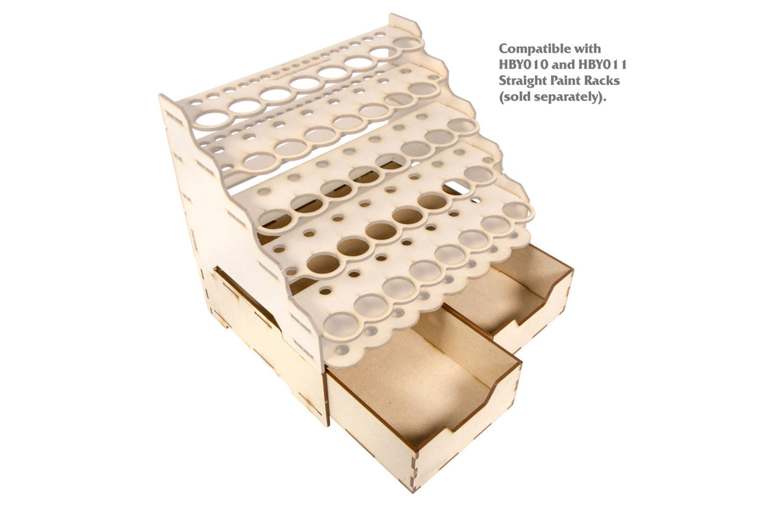 Modular Paint Rack - Drawer Double