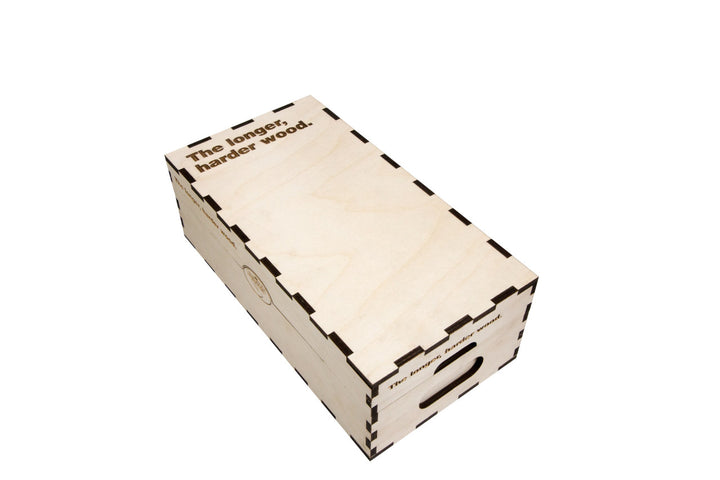High Capacity Card Case -2 Row- Engraved - The Longer, Harder Wood