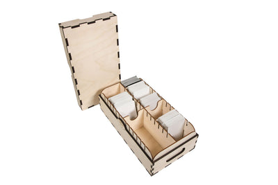 Trading Card Storage Box, 2300+ Playing Card Case Holder Organizer  Compatible wi